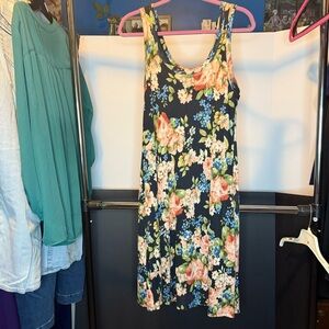 Karen Kane size XL Navy Floral Mini Dress